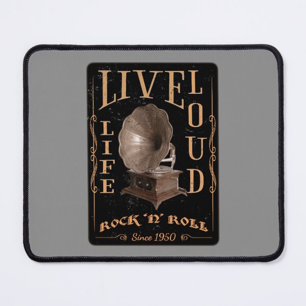 Item preview, LIVE LIFE LOUD – Rock ’n’ Roll Spirit designed and sold by RonnyMilleo.