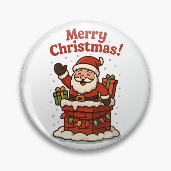 Item preview, Funny Santa Claus Falling Down Chimney designed and sold by Nordic Echo.