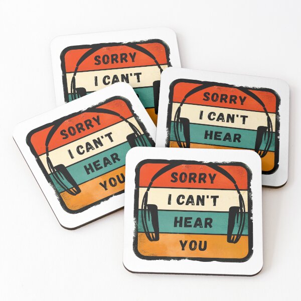 Item preview, Sorry I can’t hear you – Retro Headphones designed and sold by HandicraftArt.