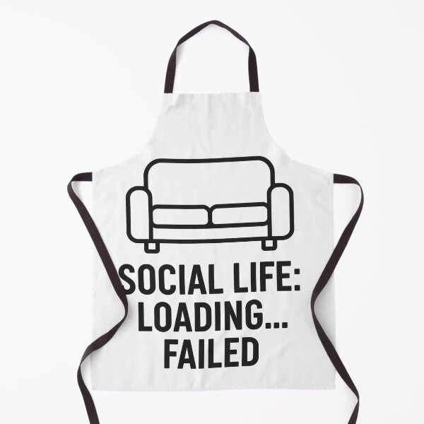 Item preview, „Social life: loading… failed“ designed and sold by Pfff-Designs.