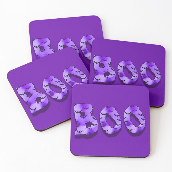 Item preview, Halloween BOO Text – Spooky Purple Cracked Letters designed and sold by Ivy-Triggs.