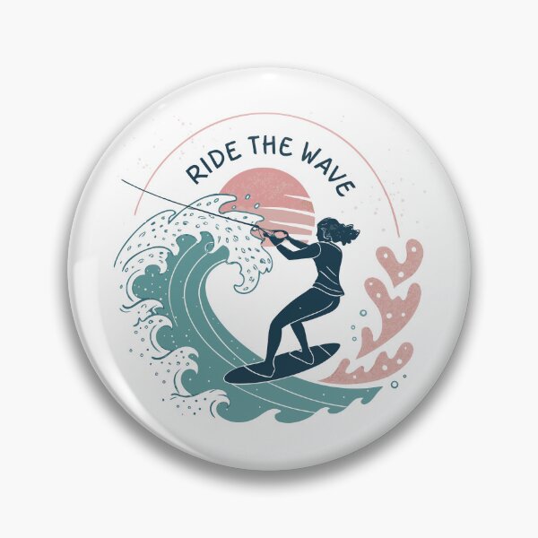 Item preview, Ride the Wave – Minimalist Waterskiing Vector Design | Modern Sporty Aesthetic designed and sold by VividOrganica.
