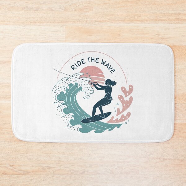 Item preview, Ride the Wave – Minimalist Waterskiing Vector Design | Modern Sporty Aesthetic designed and sold by VividOrganica.