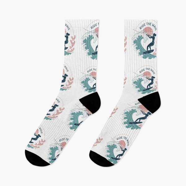 Item preview, Ride the Wave – Minimalist Waterskiing Vector Design | Modern Sporty Aesthetic designed and sold by VividOrganica.