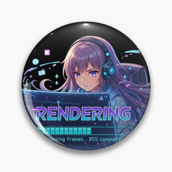 Item preview, ANIME RENDERING GIRL designed and sold by Gnfree.
