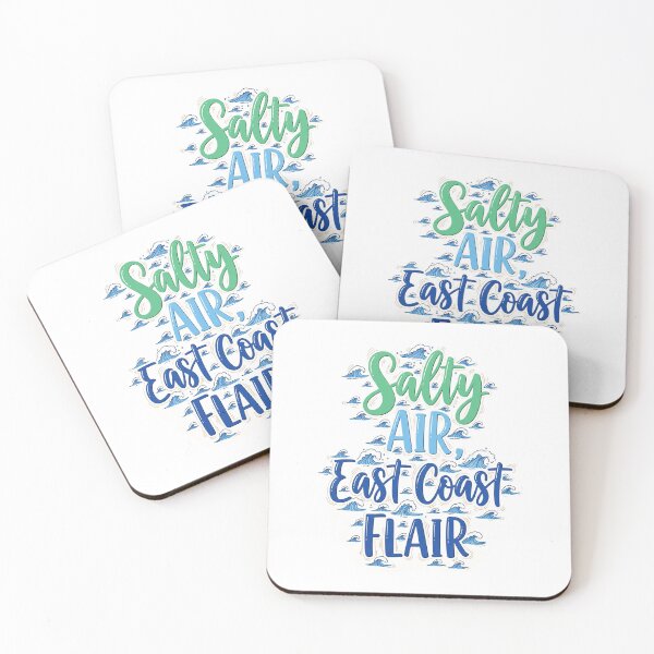 Item preview, Salty Air East Coast Flair Typography Design designed and sold by Apex Designs.