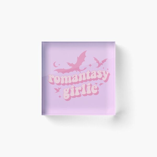 Item preview, Romantasy Girlie Sticker | BookTok Aesthetic Fantasy Romance Design designed and sold by theliteraryedit.
