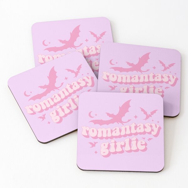 Item preview, Romantasy Girlie Sticker | BookTok Aesthetic Fantasy Romance Design designed and sold by theliteraryedit.