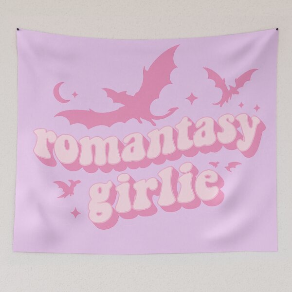 Item preview, Romantasy Girlie Sticker | BookTok Aesthetic Fantasy Romance Design designed and sold by theliteraryedit.