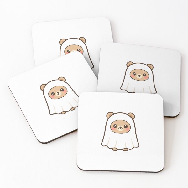 Item preview, Kawaii Ghost Bear – Cute Halloween Design designed and sold by ChillTofu.
