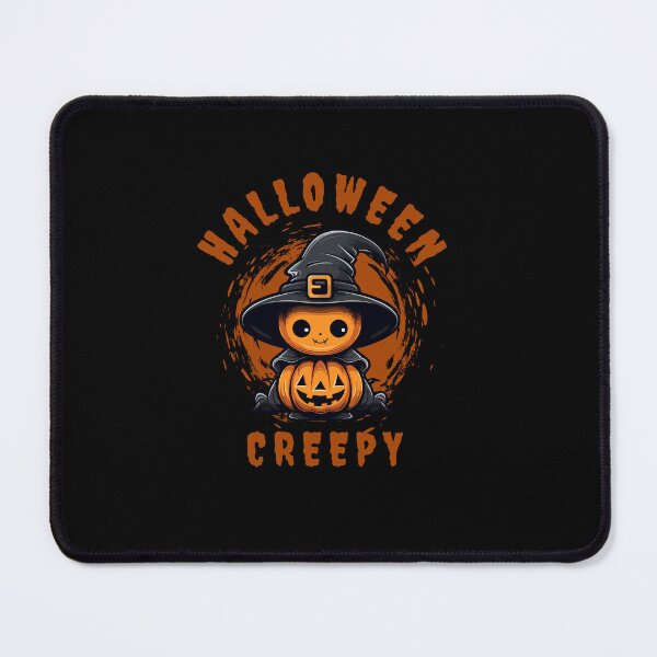 Item preview, T-Shirt Halloween Creepy Pumpkin Kawaii Witch Cute and Spooky Design designed and sold by MikiMejia.