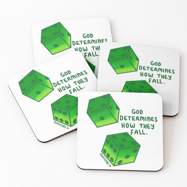 Item preview, God determines how they fall designed and sold by janemadedesigns.