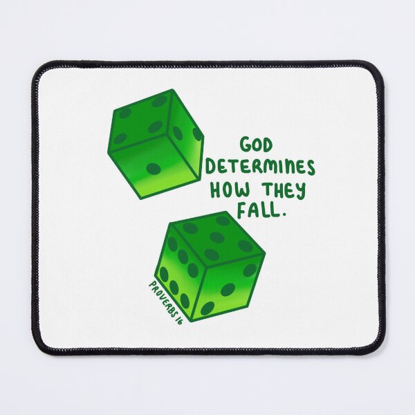 Item preview, God determines how they fall designed and sold by janemadedesigns.
