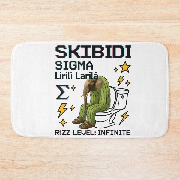Item preview, Lirilì Larilà Skibidi Sigma Surreal Meme Animal Art designed and sold by AnnDesignStudio.