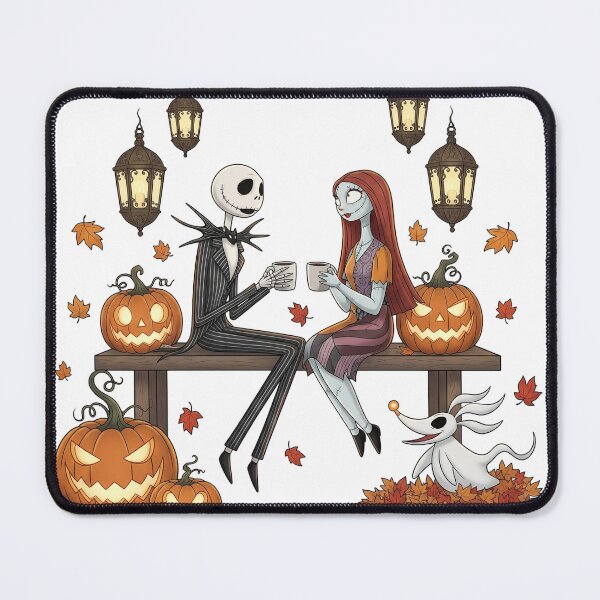 Item preview, Jack & Sally Halloween Tea Party designed and sold by Drip stamp.