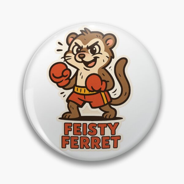 Item preview, Amazing Alliterative Adjective Animal - Feisty Ferret designed and sold by Witan Ink.