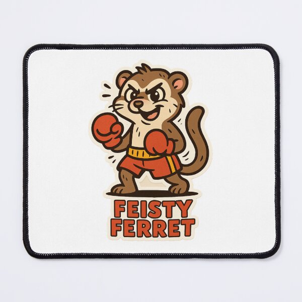 Item preview, Amazing Alliterative Adjective Animal - Feisty Ferret designed and sold by Witan Ink.