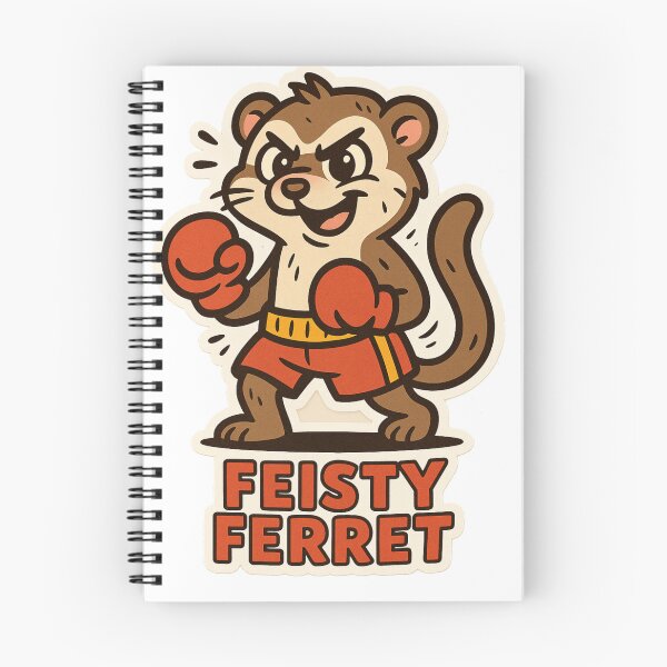Item preview, Amazing Alliterative Adjective Animal - Feisty Ferret designed and sold by Witan Ink.