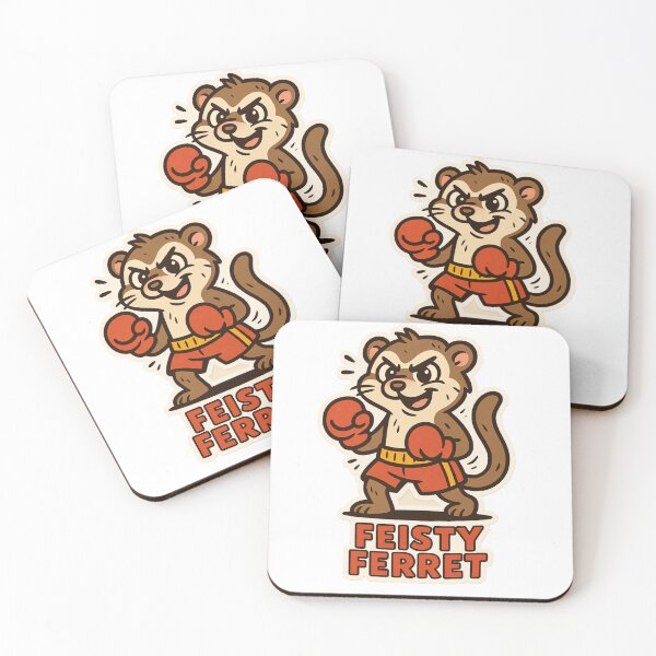 Item preview, Amazing Alliterative Adjective Animal - Feisty Ferret designed and sold by Witan Ink.