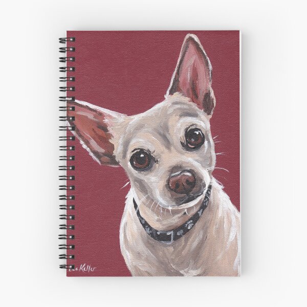 Item preview, Cute tan Chihuahua Art, Fawn color Chihuahua designed and sold by leekellerart.