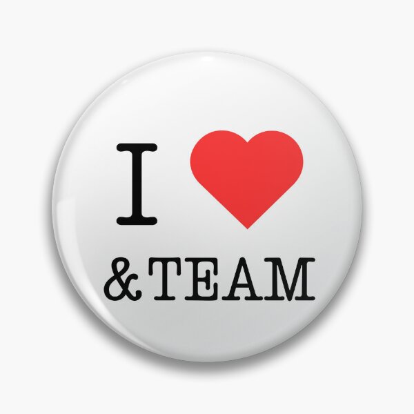 Item preview, “I love andteam” | (Style 2, square) designed and sold by BobaBit.