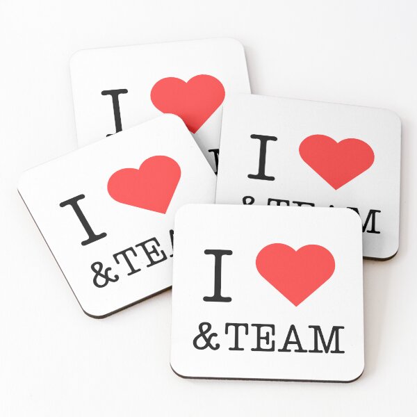 Item preview, “I love andteam” | (Style 2, square) designed and sold by BobaBit.