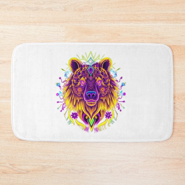 Item preview, Bear - Neon Geometric Beast Art - Nature & Circuit Fusion Design for T-shirt, Hoodie & Sticker designed and sold by Naturalite19.