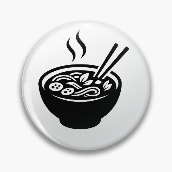 Item preview, Simple Pho Noodle Bowl | Minimal Ramen Foodie Design designed and sold by BeBetterPeople.