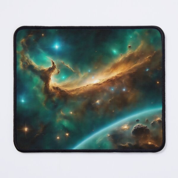 Item preview, Emerald Nebula: Cosmic Symphony designed and sold by ASTRØ.