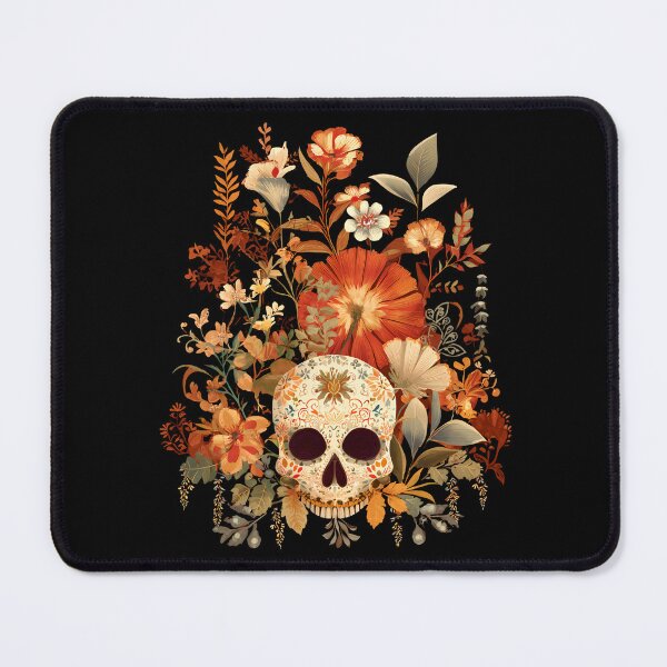 Item preview, Sugar Skull Floral Art | Day of the Dead | Vintage Halloween Design designed and sold by MagicPixelsBtq.