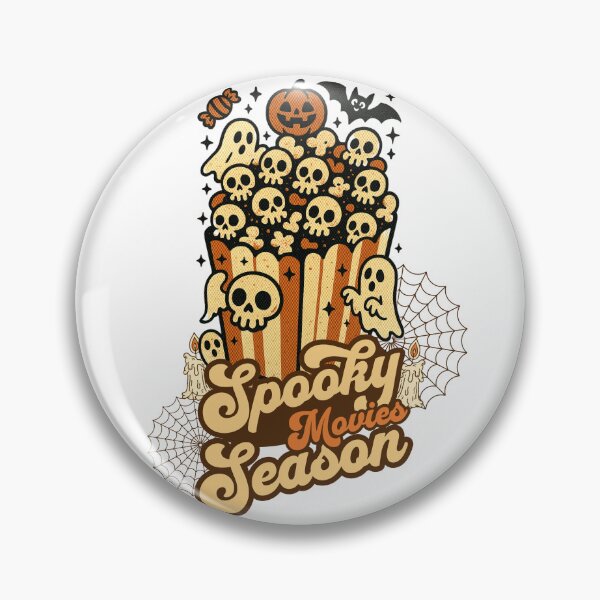 Item preview, Spooky Movie Season Popcorn designed and sold by Nacho Average Designs.