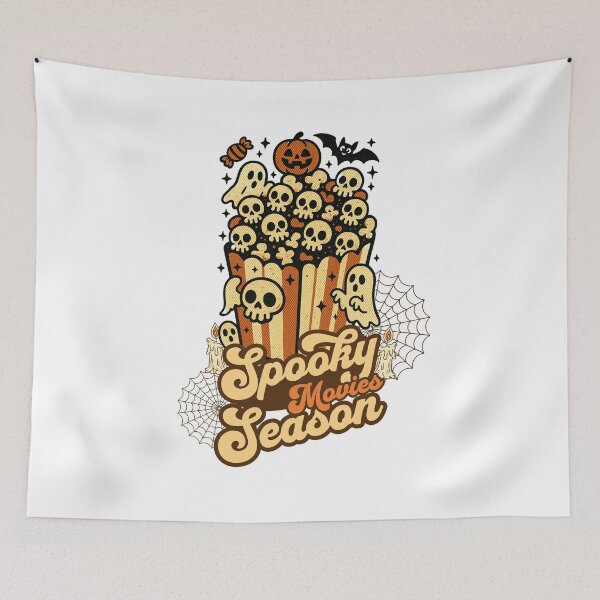 Item preview, Spooky Movie Season Popcorn designed and sold by Nacho Average Designs.
