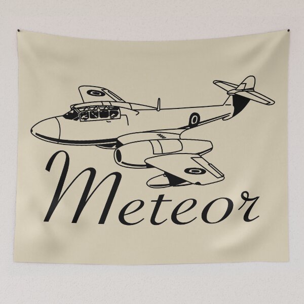 Item preview, Meteor 1st British Jet Fighter Plane Flying designed and sold by MilitaryMart.