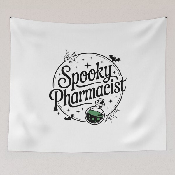 Item preview, Spooky Pharmacist, Funny Pharmacist Design Halloween Gift designed and sold by Oussinc.