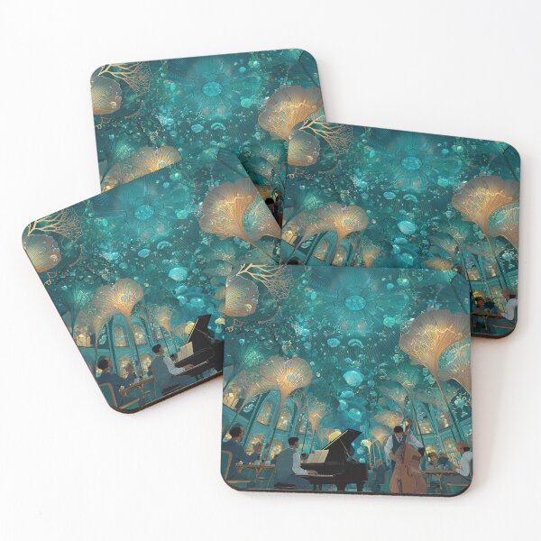 Item preview, Jellyfish Jazz Lounge designed and sold by ArgentoArt.