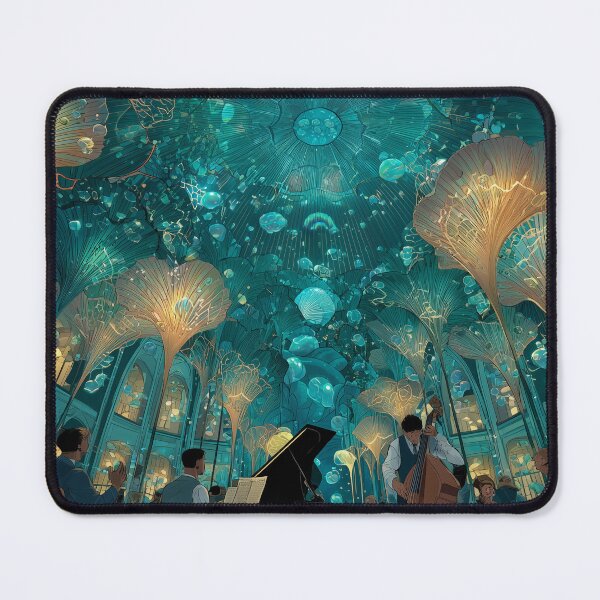 Item preview, Jellyfish Jazz Lounge designed and sold by ArgentoArt.