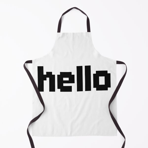 Item preview, hello in 8-bit Pixel designed and sold by Memes N Lore .