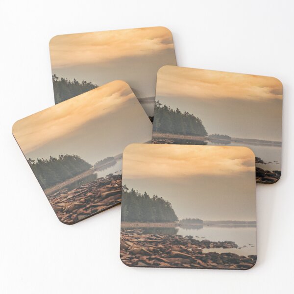 Item preview, Foggy Sunrise on Drummond Island designed and sold by Isla Creek Casuals.