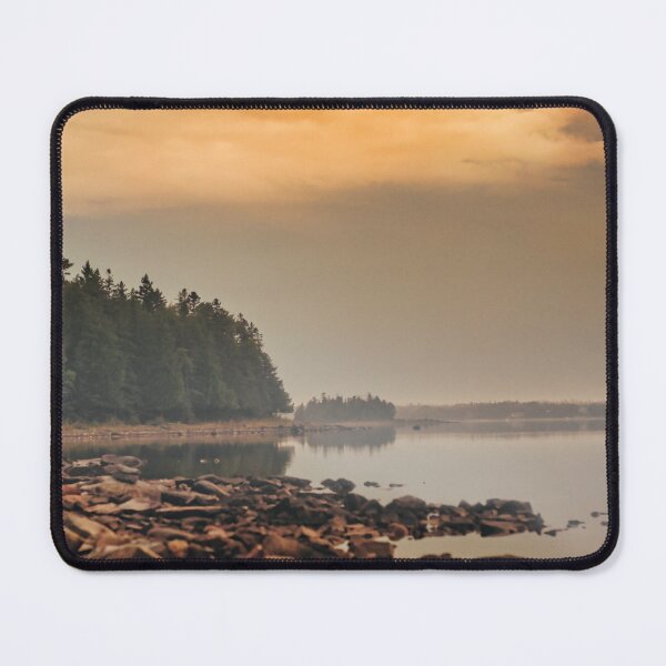 Item preview, Foggy Sunrise on Drummond Island designed and sold by Isla Creek Casuals.