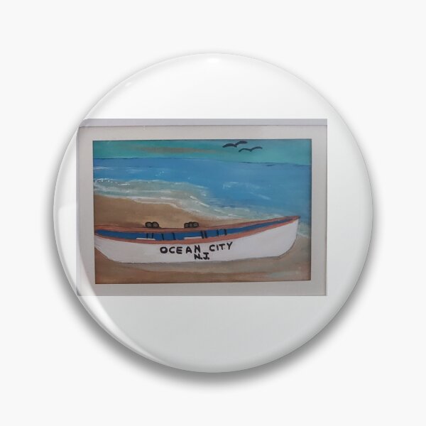 Item preview, Painting of Ocean City New Jersey boat that I did designed and sold by Raineylanes.