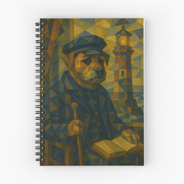 Item preview, Juno the Lighthouse Keeper – Renaissance & Cubism Art designed and sold by anniejunoaxie.