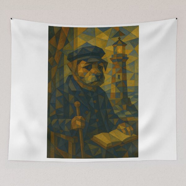 Item preview, Juno the Lighthouse Keeper – Renaissance & Cubism Art designed and sold by anniejunoaxie.