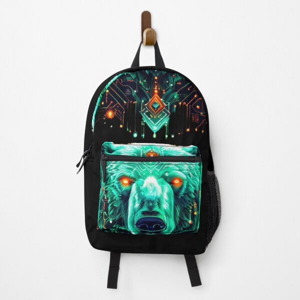 Item preview, Arctic Glow Bear - Lime Green & Orange Neon Polar Bear - Cyberpunk Winter Animal Design for T-shirt & Hoodie designed and sold by Naturalite19.