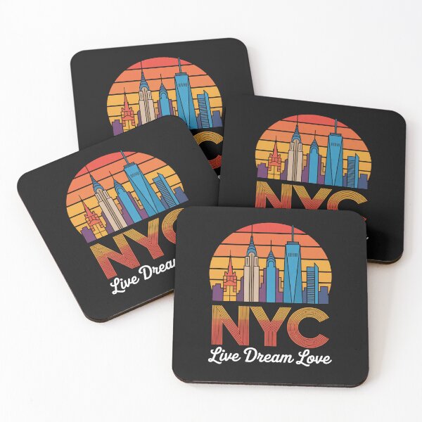 Item preview, New York Skylines, Live, Dream, Love, New York  designed and sold by Tamarage.