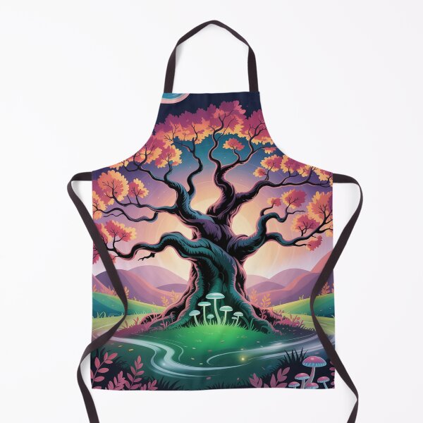 Item preview, oak tree standing within a mystical autumn forest. designed and sold by Lilashakti ⭐️ ⭐️ ⭐️ ⭐️ ⭐️.