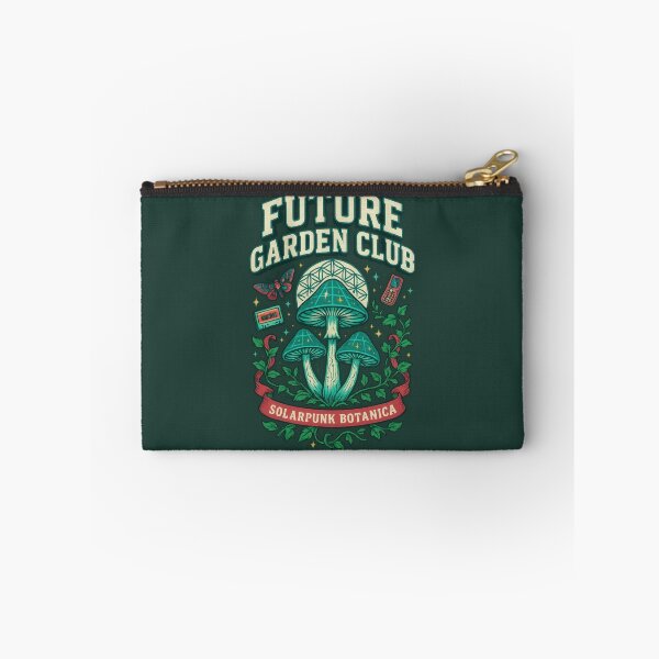 Item preview, Future Garden Club Solarpunk Botanica T-Shirt – Retro Sci-Fi Garden designed and sold by SHHCreations.