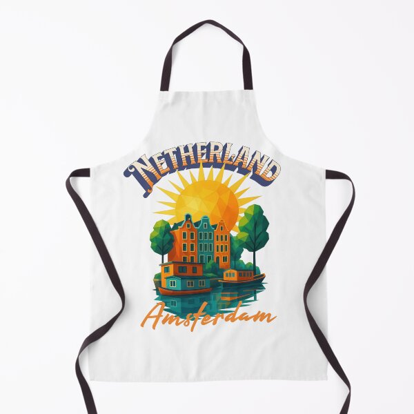 Artikelvorschau, Amsterdam Netherlands Travel Art – Retro Autumn Dreams entworfen und verkauft von Earth Celebration Designs.