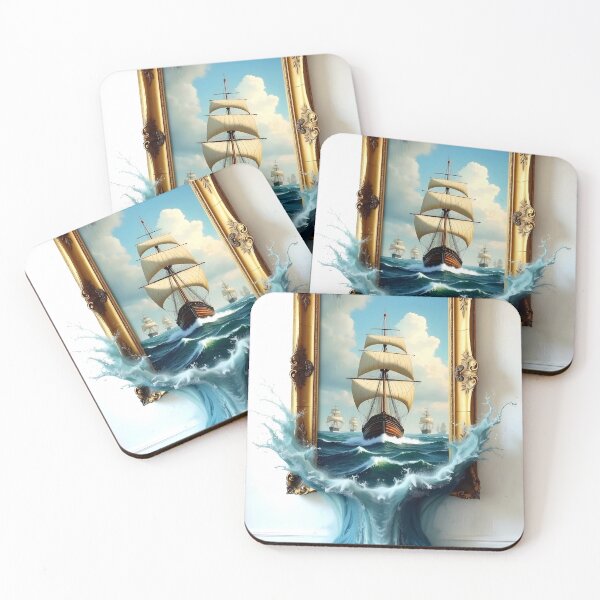 Item preview, ship, water explosion, painting designed and sold by Pavel Polyansky.
