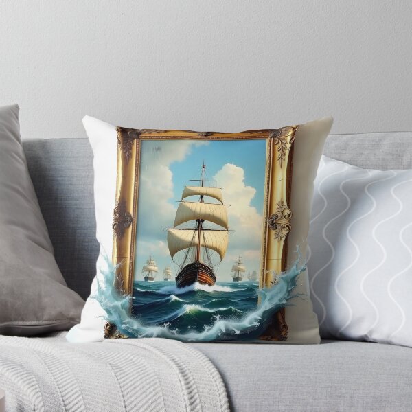 Item preview, ship, water explosion, painting designed and sold by Pavel Polyansky.