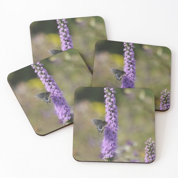 Item preview, Black Swallowtail Butterfly on Dense Blazing Star designed and sold by AffeldtImages.
